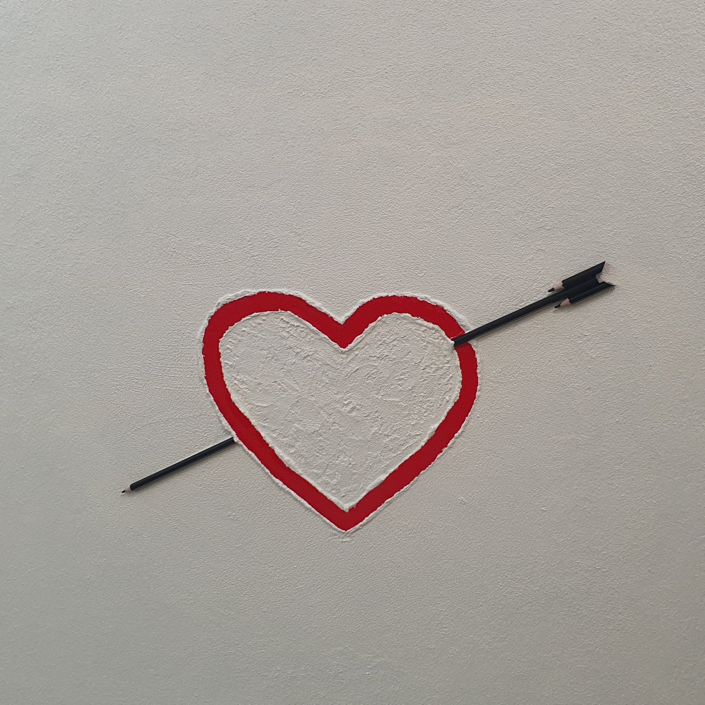 Collectible conceptual artwork La Matita nel Cuore – handmade one-of-a-kind piece with certificate of authenticity