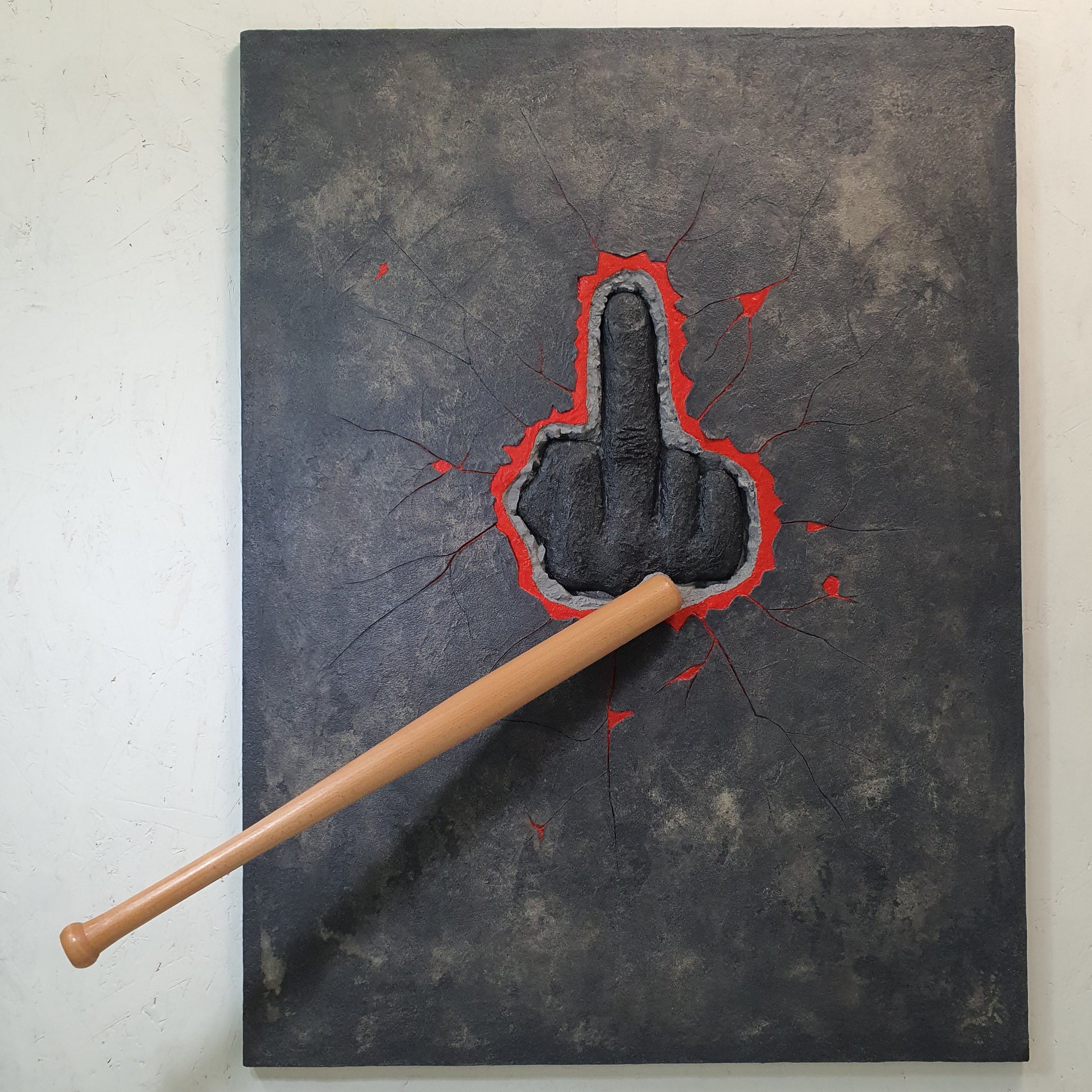 Collectible conceptual artwork HATER – one-of-a-kind installation exposing online hate, limited edition 1/1