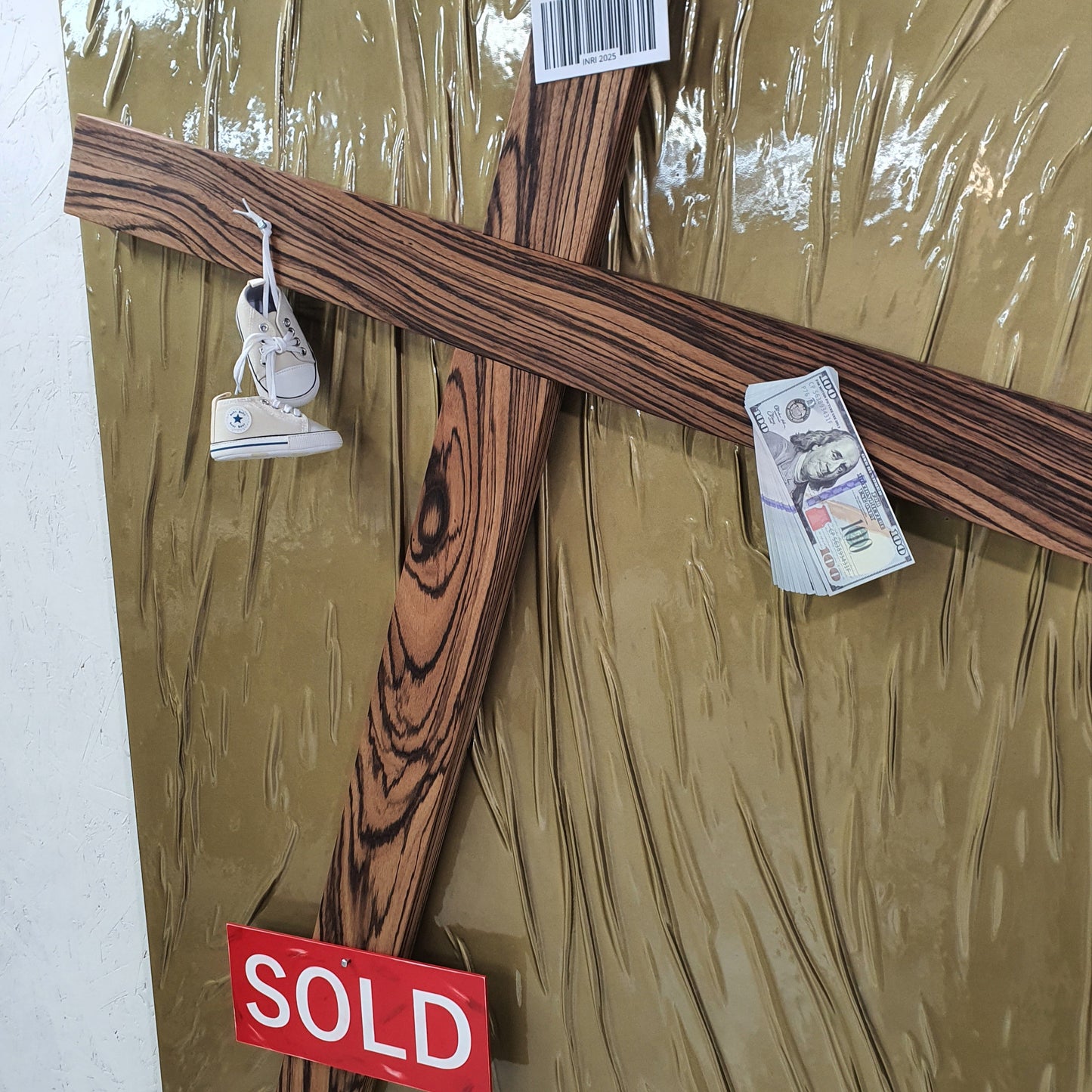Il Settimo Comandamento contemporary conceptual art – large mixed media installation with certificate of authenticity