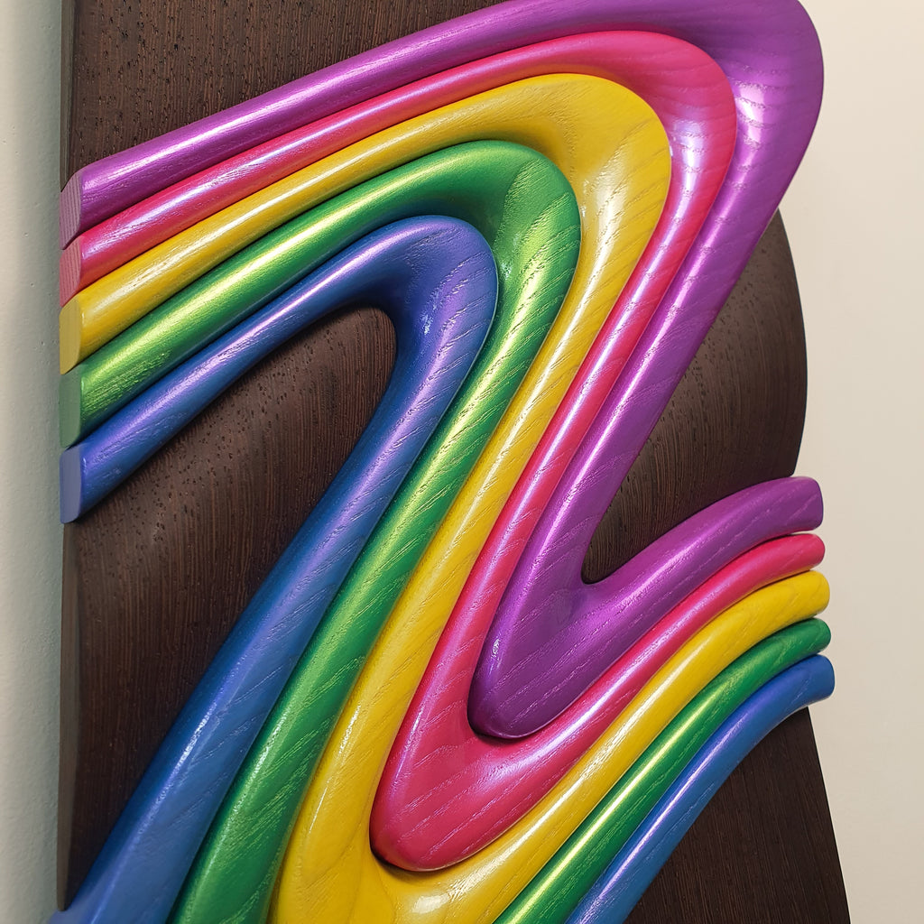 Z Frozen Motion diagonal perspective emphasizing dynamic Z form